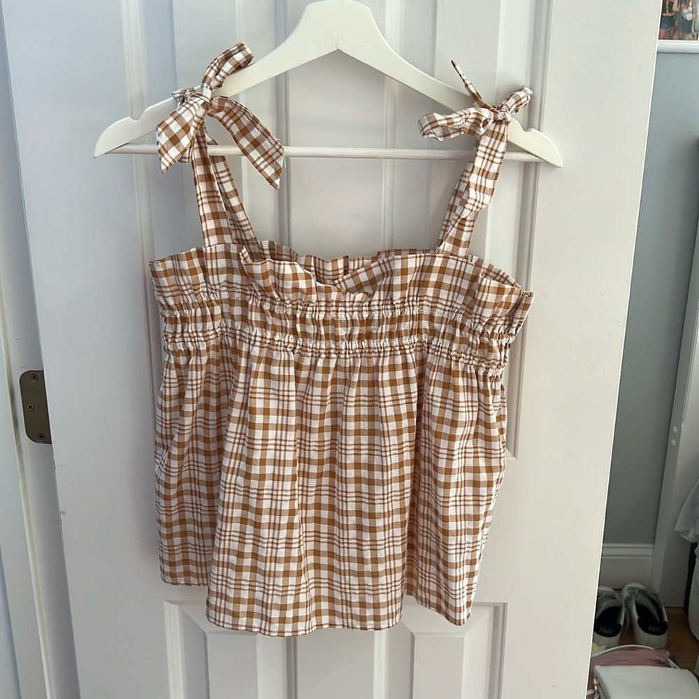 Sophie Rue Brown patterned top